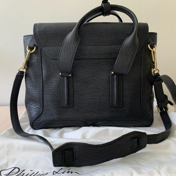 3.1 Phillip Lim Pashli Medium Satchel - Black - Picture 2 of 9